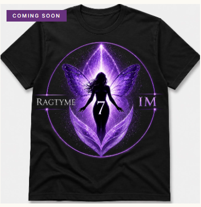 Ragtyme 7 Tee — Black